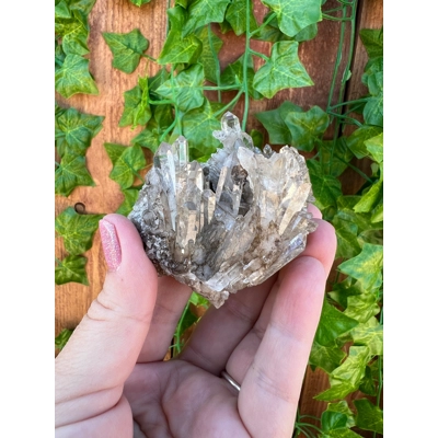 3.35 oz. Clear Quartz Crystal Points Cluster from Brazil. You get this piece!