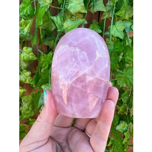 12.69 oz. Rose Quartz Freeform Crystal 3.5 Inch. Polished Rose Quartz Freeform Crystal. You get this