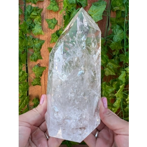 3.57 lb. Super Clear Quartz Crystal Point. Polished Quartz Point. You get this piece!