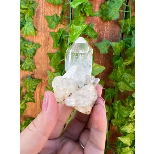 2.72 oz. Clear Quartz Crystal Points Cluster With Window. You get this piece!