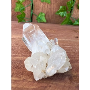 2.72 oz. Clear Quartz Crystal Points Cluster With Window. You get this piece!