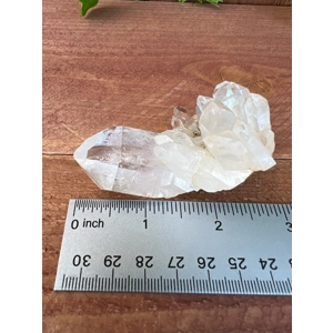 2.72 oz. Clear Quartz Crystal Points Cluster With Window. You get this piece!