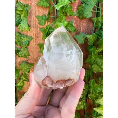 9.15 oz. Clear Quartz Crystal Points. Twin Quartz Crystal. You get this piece!