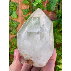 9.15 oz. Clear Quartz Crystal Points. Twin Quartz Crystal. You get this piece!