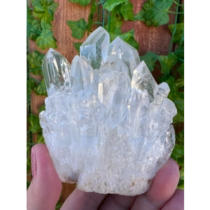 9 oz Clear Quartz Crystal Points Cluster from Madagascar. You get this piece!