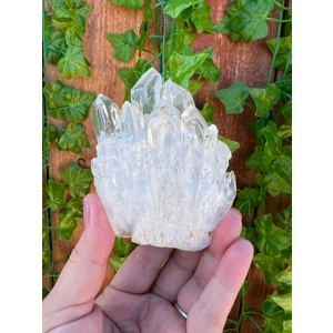 9 oz Clear Quartz Crystal Points Cluster from Madagascar. You get this piece!