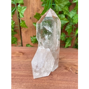 2.24 Lb. Clear Quartz Crystal Point. Polished Clear Quartz Point. You get this piece!