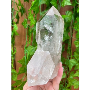 2.24 Lb. Clear Quartz Crystal Point. Polished Clear Quartz Point. You get this piece!