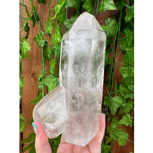 2.24 Lb. Clear Quartz Crystal Point. Polished Clear Quartz Point. You get this piece!