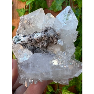 5.3 oz. AA Grade Apophyllite Clear Crystal Cluster Stalactite  from Jalgaon India. You get this piec