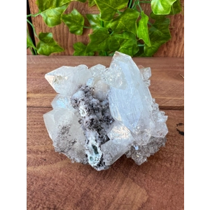 5.3 oz. AA Grade Apophyllite Clear Crystal Cluster Stalactite  from Jalgaon India. You get this piec
