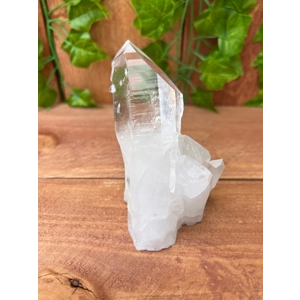 12.5 oz. Arkansas Quartz Crystal Cluster. Natural Water Clear Quartz Point from Arkansas. You get th