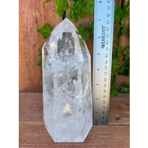 3.57 lb. Super Clear Quartz Crystal Point. Polished Quartz Point. You get this piece!