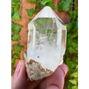 2.72 oz. Clear Quartz Crystal Points Cluster With Window. You get this piece!