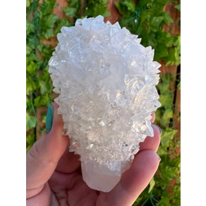 8.42 oz. AA Apophyllite Crystal Cluster with Stilbite from Jalgaon India. ZA18. You get this piece!