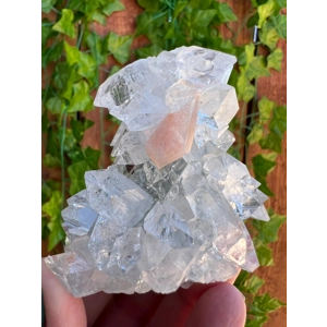 3.6 oz. AA Grade Apophyllite Clear Crystal Cluster Stalactite  from Jalgaon India. ZA27. You get thi
