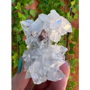3.6 oz. AA Grade Apophyllite Clear Crystal Cluster Stalactite  from Jalgaon India. ZA27. You get thi