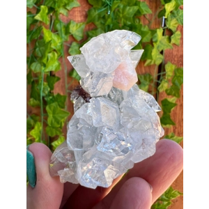 3.6 oz. AA Grade Apophyllite Clear Crystal Cluster Stalactite  from Jalgaon India. ZA27. You get thi