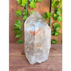 3.6 Lb Clear Quartz Crystal Point with Etching and Inclusions. You get this piece!