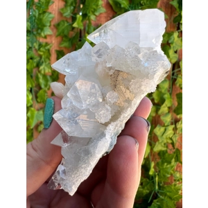 4.74 oz. AA Grade Clear Apophyllite Crystal Cluster from Jalgaon India. You get this piece! ZA2