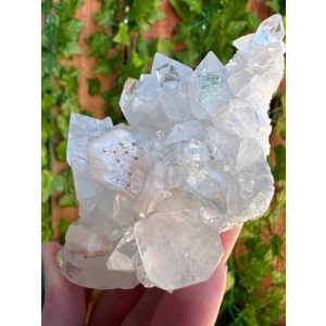 4.74 oz. AA Grade Clear Apophyllite Crystal Cluster from Jalgaon India. You get this piece! ZA2