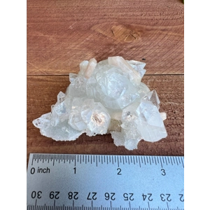 4.74 oz. AA Grade Clear Apophyllite Crystal Cluster from Jalgaon India. You get this piece! ZA2