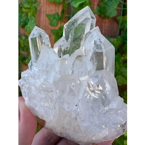 9 oz Clear Quartz Crystal Points Cluster from Madagascar. You get this piece!