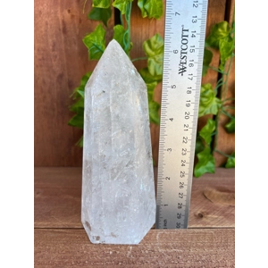 1.71 Lb. Clear Quartz Crystal Point. Large Polished Clear Quartz Crystal Point. You get this piece!