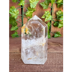 11.32 oz. Clear AA Grade Polished Clear Quartz Crystal Point from Madagascar. You get this piece!