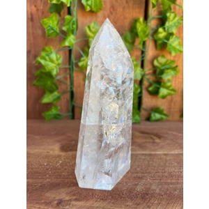 1.23 Lb Clear Quartz Crystal Point. Polished Quartz Point. You get this piece!