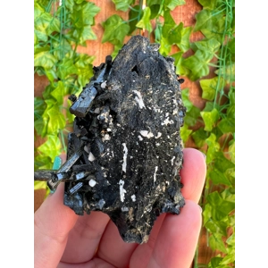 6.78 oz. Aegirine Crystal Cluster with Orthoclase from Malawi Africa. You get this piece!