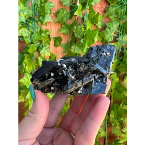 6.78 oz. Aegirine Crystal Cluster with Orthoclase from Malawi Africa. You get this piece!