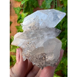 5.3 oz. AA Grade Apophyllite Clear Crystal Cluster Stalactite  from Jalgaon India. You get this piec