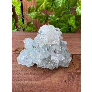 5.73 oz. AA Apophyllite Crystal Cluster with Stilbite from Jalgaon India. ZA9. You get this piece!