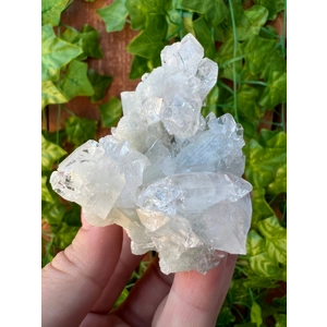 5.73 oz. AA Apophyllite Crystal Cluster with Stilbite from Jalgaon India. ZA9. You get this piece!