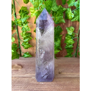 1.8 Lb. Amethyst Quartz Point with Clear Quartz and Smoky Quartz with Phantoms. You get this piece!