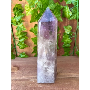 1.8 Lb. Amethyst Quartz Point with Clear Quartz and Smoky Quartz with Phantoms. You get this piece!