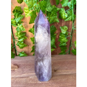 1.8 Lb. Amethyst Quartz Point with Clear Quartz and Smoky Quartz with Phantoms. You get this piece!