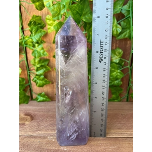 1.8 Lb. Amethyst Quartz Point with Clear Quartz and Smoky Quartz with Phantoms. You get this piece!
