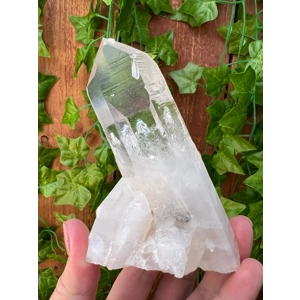 12.5 oz. Arkansas Quartz Crystal Cluster. Natural Water Clear Quartz Point from Arkansas. You get th