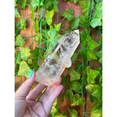 8.24 oz. Clear Quartz Crystal. Clear Quartz Point. Crystal Gift. You get this piece!