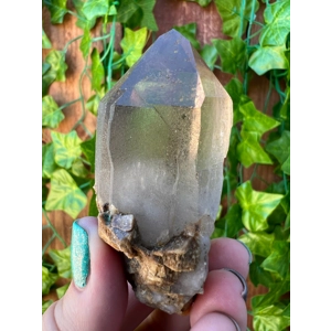 3.47 oz. Smoky Quartz Crystal Point with Phantom from Malawi Africa. You get this piece!