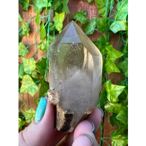 3.47 oz. Smoky Quartz Crystal Point with Phantom from Malawi Africa. You get this piece!