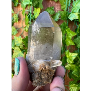 3.47 oz. Smoky Quartz Crystal Point with Phantom from Malawi Africa. You get this piece!