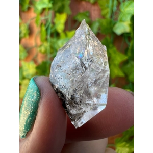 0.32 oz. Raw Herkimer Diamond Quartz Crystal Cluster Specimen from Turtle Clan Ridge in Fonda NY. 9