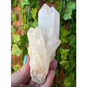 10.21 oz. Clear Quartz Crystal Points Cluster from Madagascar. You get this piece!