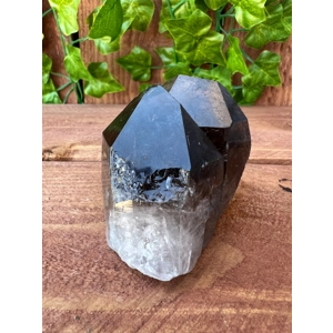 6.58 oz. Smoky Quartz Crystal Point Cluster. Smoky Quartz Twin Crystal. You get this piece!