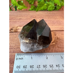 6.58 oz. Smoky Quartz Crystal Point Cluster. Smoky Quartz Twin Crystal. You get this piece!