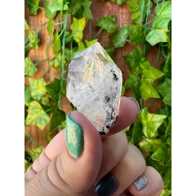 0.44 oz. Herkimer Diamond Quartz Crystal Turtle Clan Ridge in Fonda NY. 13 grams. H6. You get this p