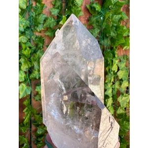 1.11 Lb Clear Quartz Twin Crystal Points with Etching. You get this piece!